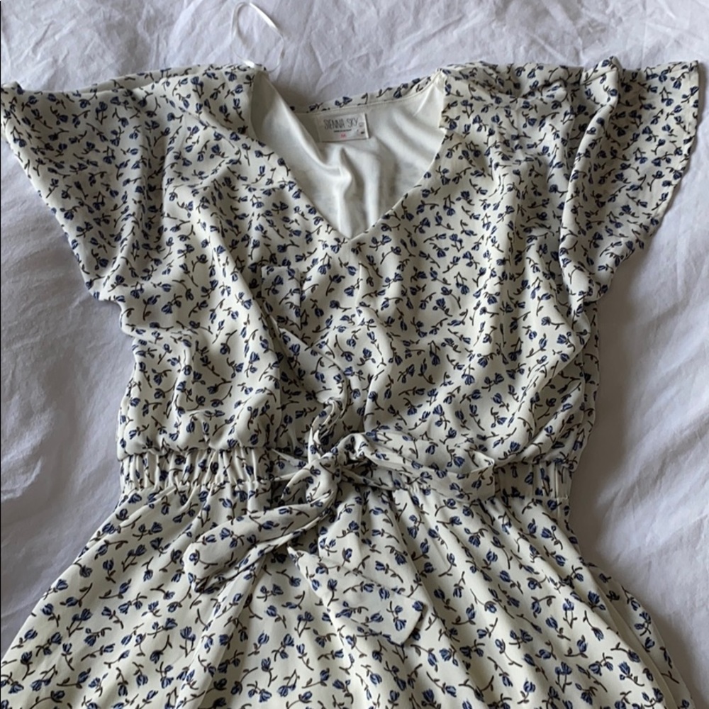 Long floral dress